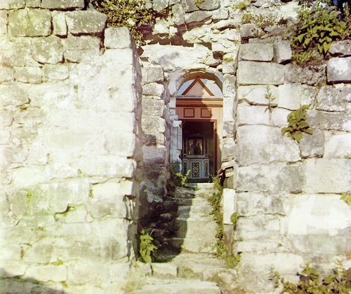 Temple of III-IV century on Iverian Mountain, New Athos, Georgia