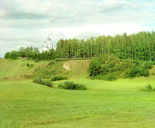 Obshchīĭ vid Borodinskoĭ t︠s︡erkvi. Borodino