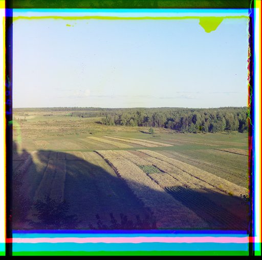 Utit︠s︡kīĭ li︠e︡s i poli︠a︡ s kolokolʹni Spaso-Borodinskago monastyri︠a︡. Borodino