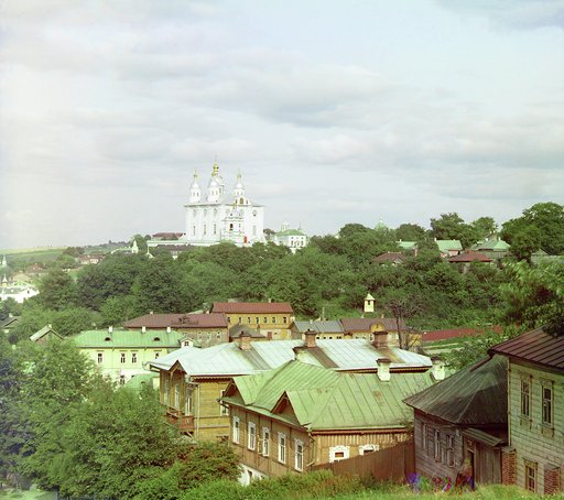 Kaḟedralʹnyĭ Uspenskīĭ sobor s Kazanskoĭ gory. Smolensk