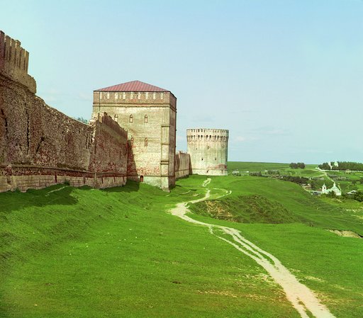 Kri︠e︡postnai︠a︡ sti︠e︡na s bashneĭ Veselukha. Smolensk