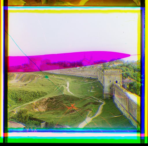 Vid na kri︠e︡postnui︠u︡ sti︠e︡nu s bashni Veselukha. Smolensk
