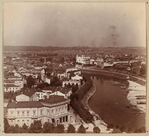 Vilʹna. Zapadnai︠a︡ chastʹ goroda s r. Vilīeĭ