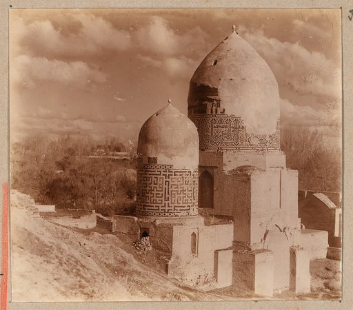 Shakh-Zinde. Vid s zapada. Samarkand