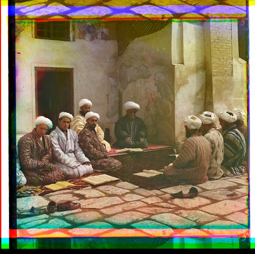 Studenty v Mudaris. Samarkand