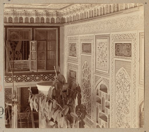 Inside the country palace of the Bukhara Emir near Bukhara