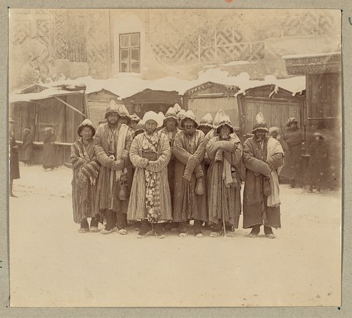 Monks in Kalandar-Khane, Samarkand