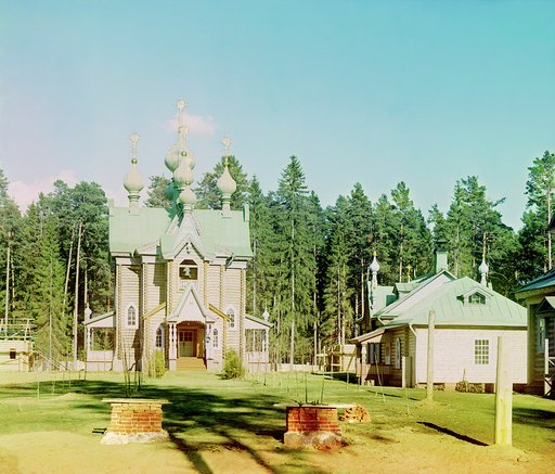 Novyĭ khram vo imi︠a︡ Uspenīi︠a︡ Pr. Bogorodit︠s︡y v Geḟsimanskom skitu