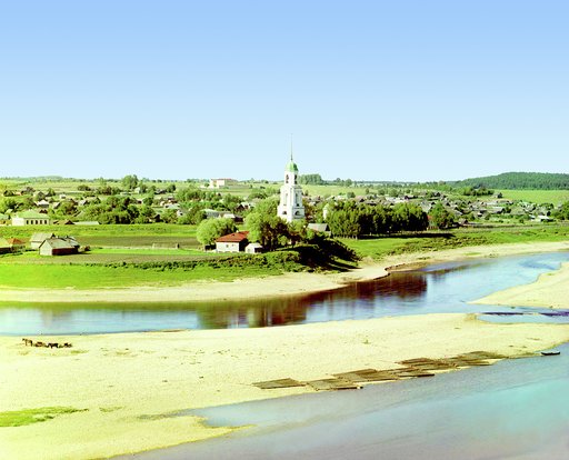 Zubtsov, side across the Volga
