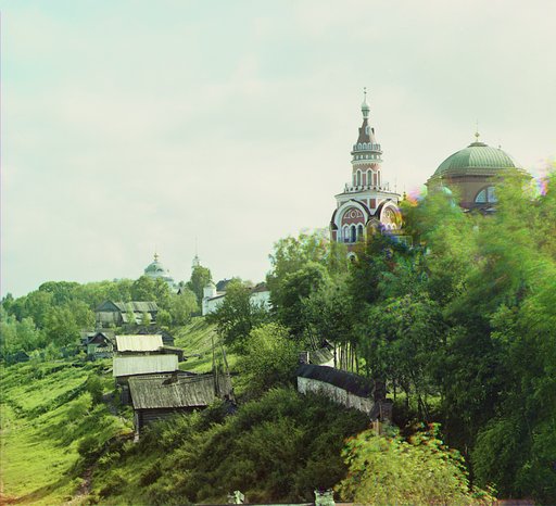 Borisogli︠e︡bskīĭ monastyrʹ s i︠u︡ga. [Torzhok