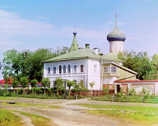 Vkhod v Orshskīĭ monastyrʹ i dom igumenʹi