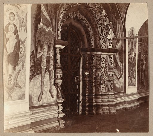 Entrance to the Cathedral of the Trinity from the gallery, Ipatevskii Monastery, Kostroma