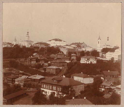g. Vladimīr. Vid s Pushkinskago bulʹvara s vost. storony