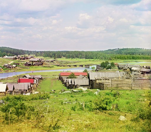 Obshchīĭ vid derevni Palkino (s i︠u︡ga)