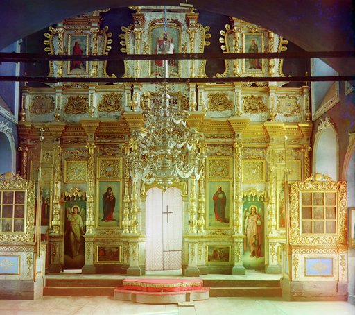 Iconostasis in Sretensky Cathedral in the city of Yalutorovsk