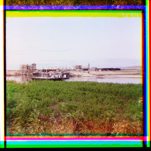 Chastʹ postroek li︠e︡voĭ storony mosta (sni︠a︡to snizu ri︠e︡ki). [I︠A︡lutorovsk