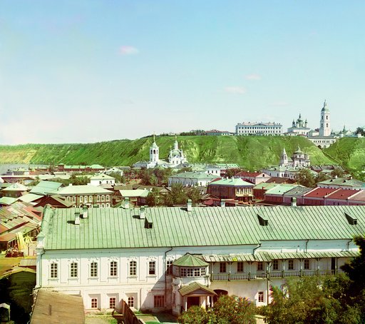 Vid na g. Tobolʹsk s kolokolʹni t︠s︡erkvi Preobrazhenīi︠a︡ Gospodni︠a︡ pri dukhovnoĭ seminarīi
