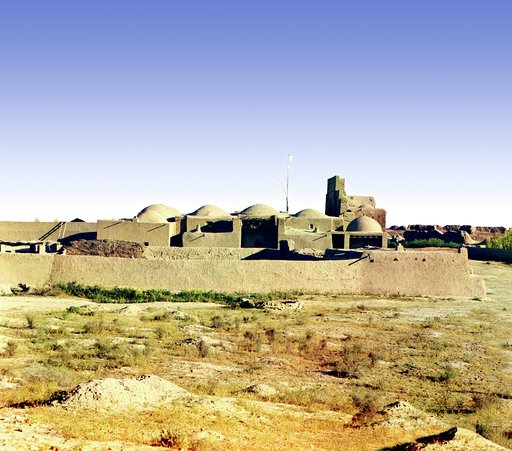 Yusuf Hamadani mosque and mausoleum, ancient Merv, Turkmenistan