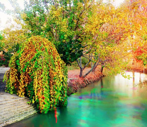 Irrigation canal (aryk) in the Murgab Estate