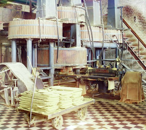 Workshop for extracting cotton oil, Murgab Estate, Bairam-Ali