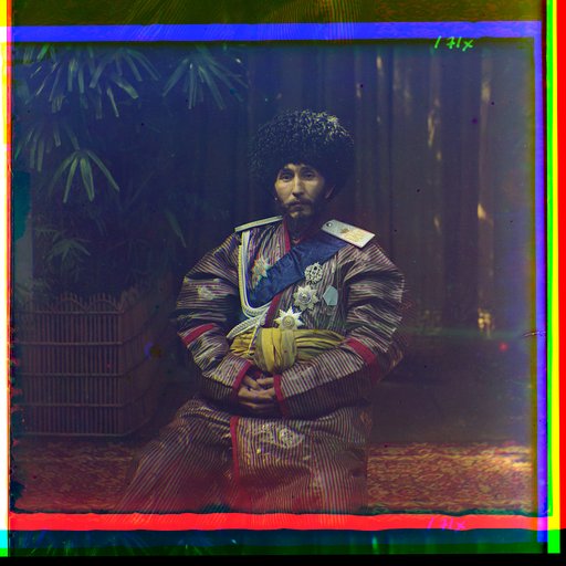 Isfandiyr, Khan of the Russian protectorate of Khorezm(Khiva), three-quarter length portrait, in official robes, seated on chair, outdoors