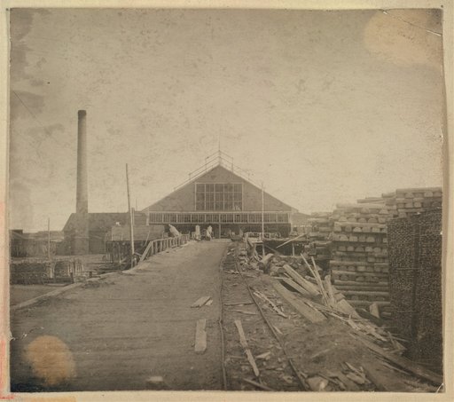 Kem, sawmill on Popov Island