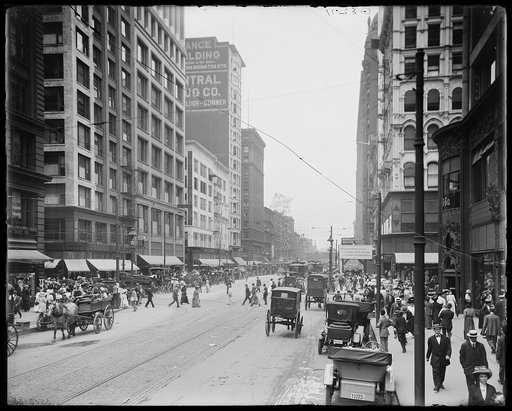 State Street, north from Madison, Chicago, Ill