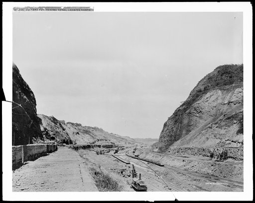 Culebra Cut, Panama Canal, looking north
