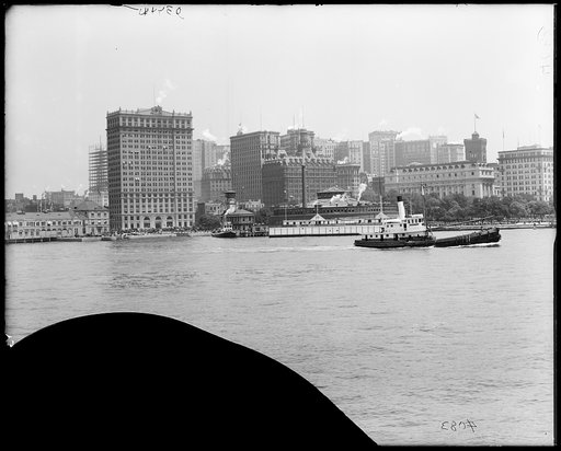 Manhattan Island from Brooklyn Ferry, New York, N.Y.