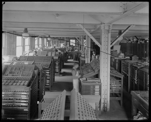 Richmond & Backus Co. press room, Detroit, Mich.
