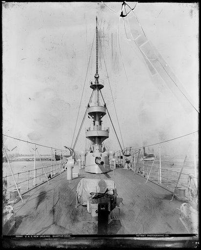 U.S.S. New Orleans, quarter-deck