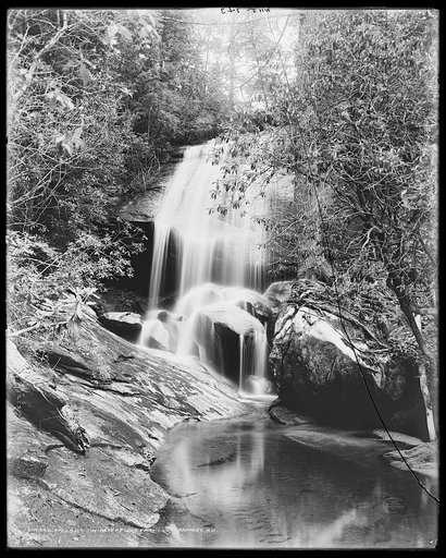 Falls at the head of Lake Fairfield, Sapphire, N.C.