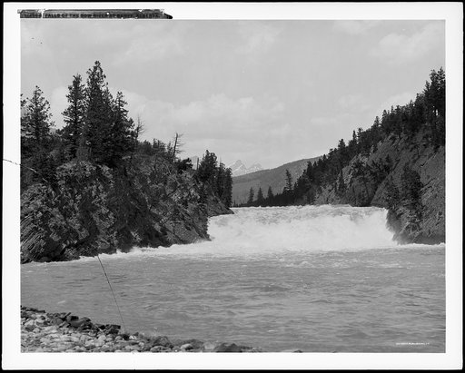 Falls of the Bow River at Banff, Alberta