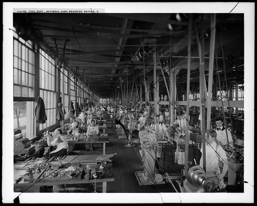 Screw machine department, National Cash Register, Dayton, O[hio