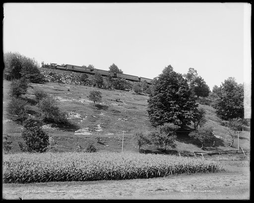 Mail train near Ludlow