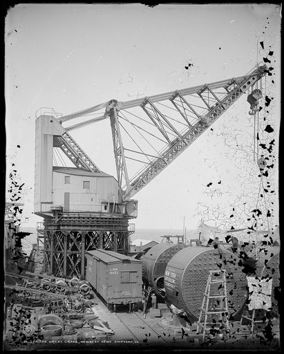 The great crane, Newport News shipyard, Va.