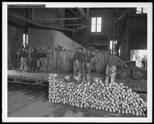 Pouring copper, Hancock, Mich.
