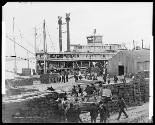 Loading shingles on Mississippi River
