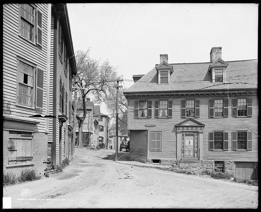 A corner in old Marblehead, Mass.