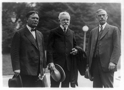 Senators Borah, Lodge, and Smoot, who conferred with the President on current legislation today