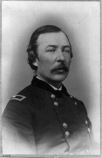Joshua Thomas Owen, head-and-shoulders portrait, facing right, in uniform