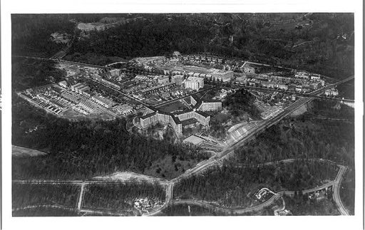Aerial view of Wardman Park Inn, Washington, D.C.