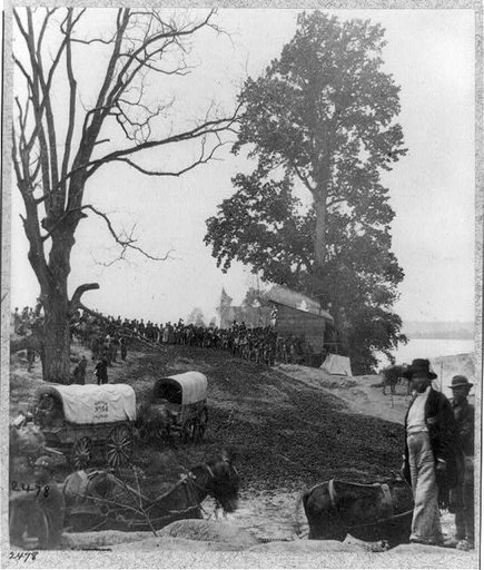Sanitary Commission at Belle Plain Landing, Va., May 1864