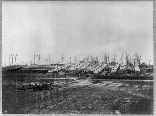 Camp of 50th New York Engineers near Rappahannock Station, Va.