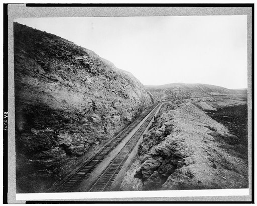 Railroad tracks in Estes National Park, Colorado