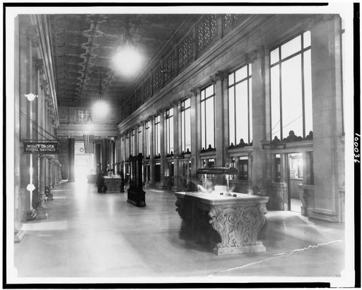 Public service area, U.S. Post Office, Washington, D.C.