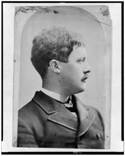 Buck Grant, head-and-shoulders portrait, facing right