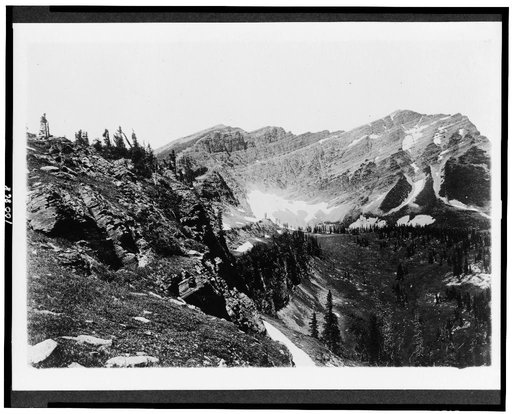 Glacier National Park. On the Continental Divide. Kipps Summit