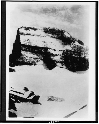 Mt. Gould, head of Swift Current Glacier, Glacier National Park Montana