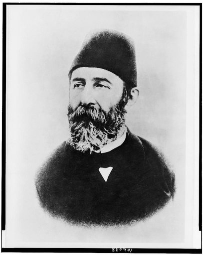 Cemal Paşa, head-and-shoulders portrait, facing left